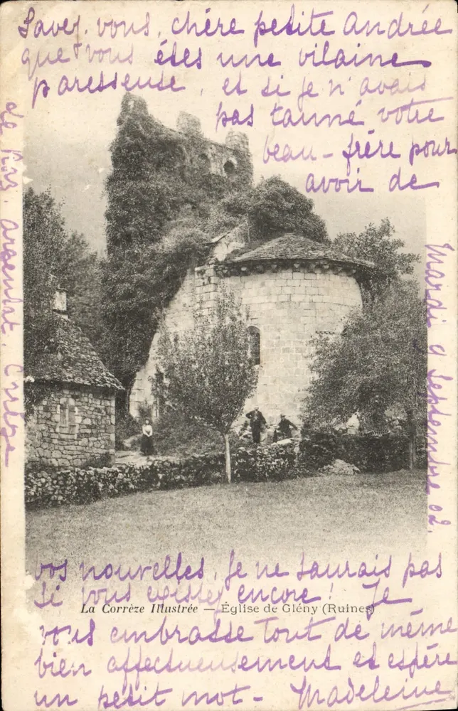 Kirche von Glény (Ruinen) — La Corrèze Illustrée — Nr. 19 - Vorderseite