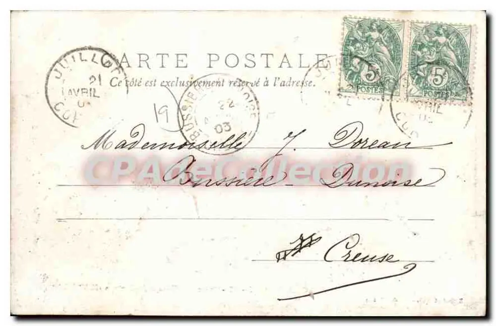 Ruine del Castello di Couzage — XIV secolo — Bessot et Guionie Edit Brive - Verso