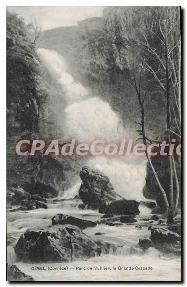 Gimel (Corrèze) — Parc de Vuilllier, la Grande Cascade - Voorkant