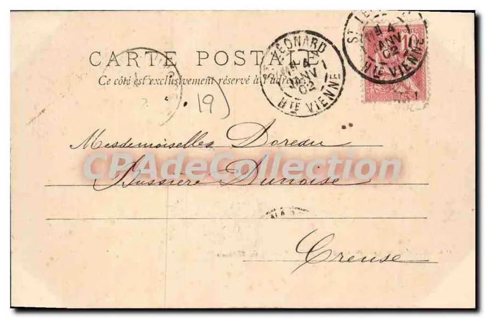 Pompadour — Puerta de entrada del castillo — Corrèze 47 - Reverso