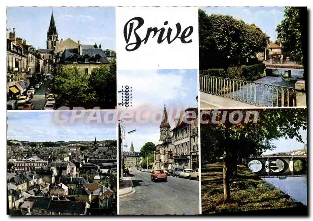 Brive — Panoramablick und städtische Sehenswürdigkeiten — Éditions Madinès Théglac - Vorderseite