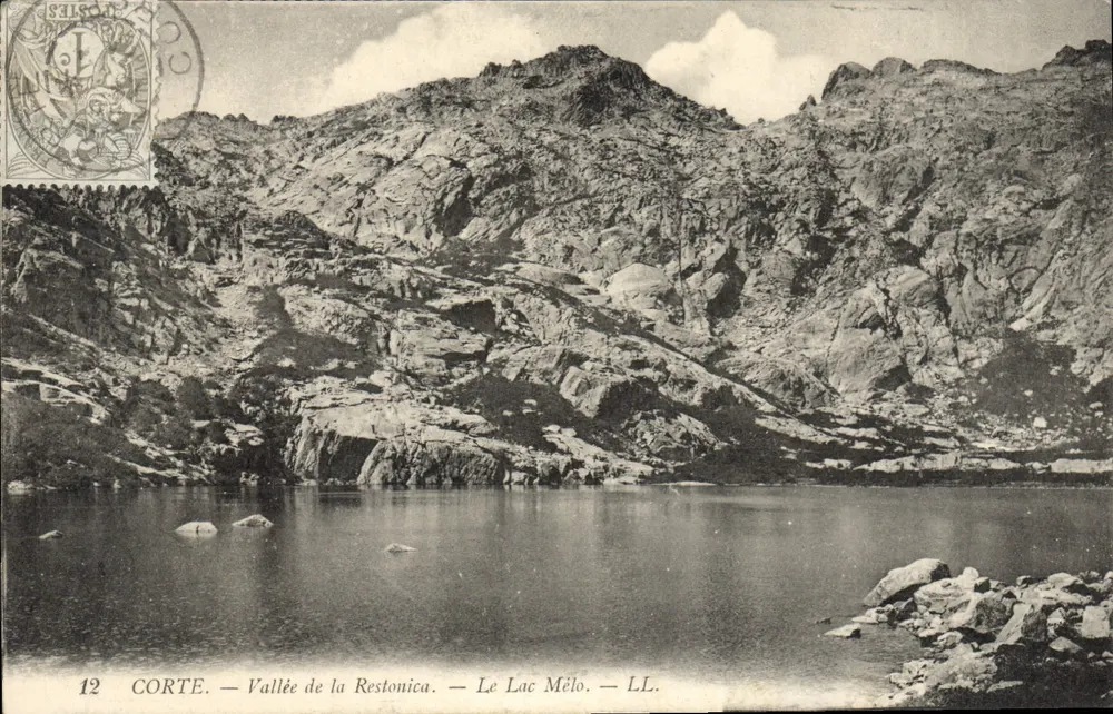 Vale da Restonica — Lago Mélo — Corte — LL. — N°12 - Frente