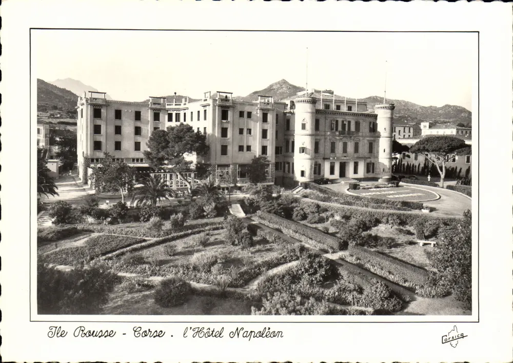 Ilha Rousse - Córsega - O Hotel Napoléon — Edição M.C. Miramont, Bastia - Frente
