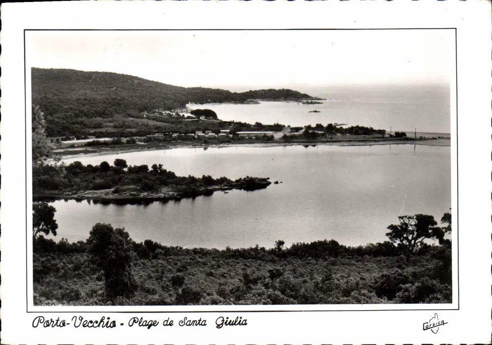 Porto-Vecchio - Strand Santa Giulia — Korsika, Verlag Forsica, Nr. 3177 - Vorderseite
