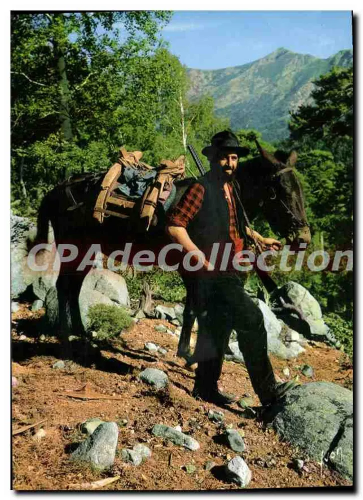Mann und Pferd in den Bergen — Edition Art España — n° 10 20 0421 - Vorderseite