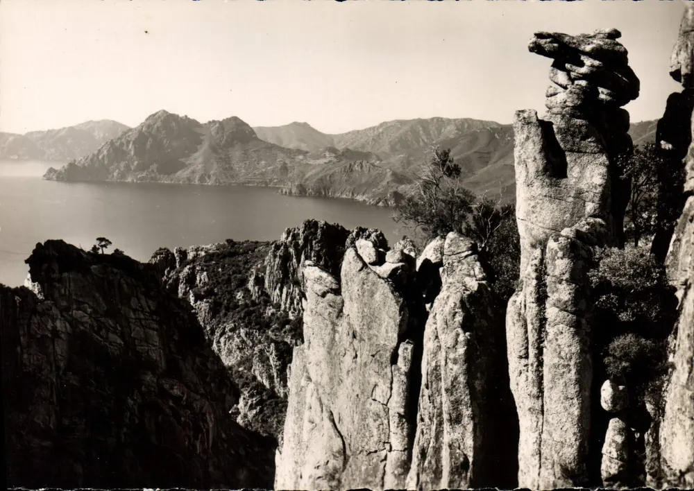 Piana (Korsyka) - Calanches — Wydawnictwo M.-C. Mirawat, Bastia - Awers