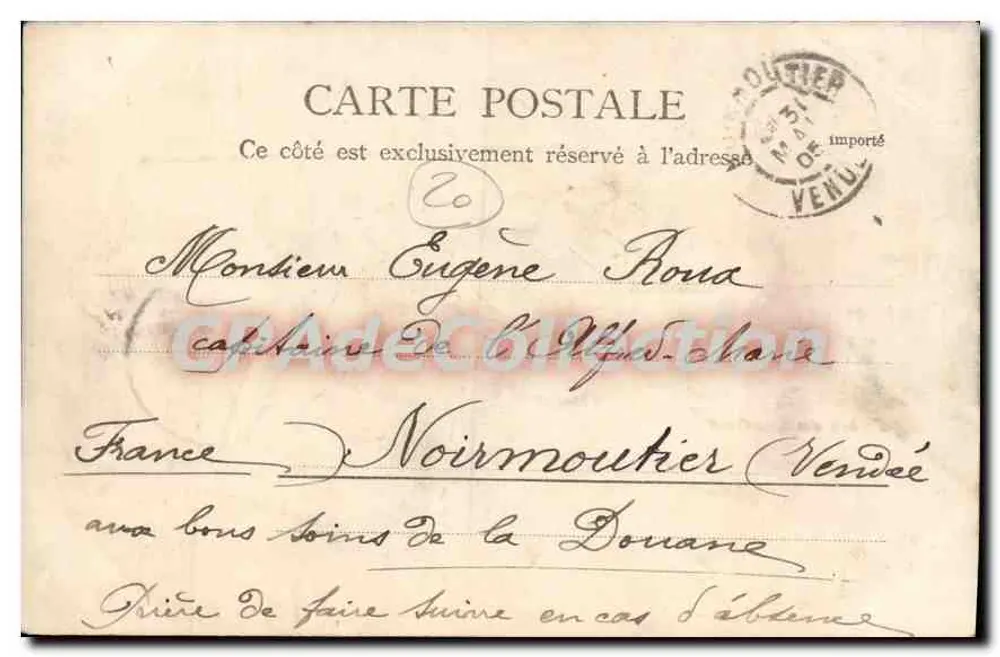 A baía dos Torpilleurs — Ajaccio — Lt. Cardini fot. N° T41 - Verso
