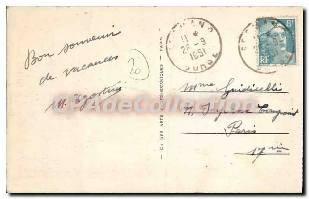 Ajaccio — O Porto — BEF.2195 - Verso