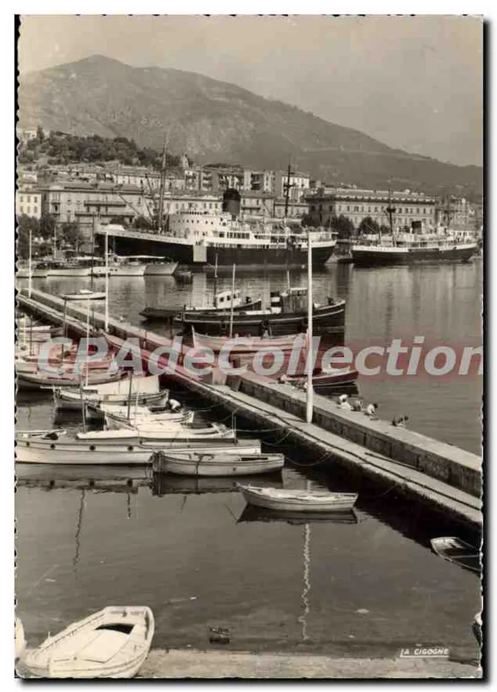 Ajaccio — O porto e as barcas de pesca — La Cigogne - Frente
