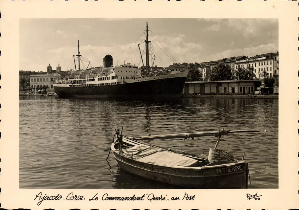 Ajaccio - Corsica: De Comandant Quéré aan de Haven — René 4194 - Voorkant