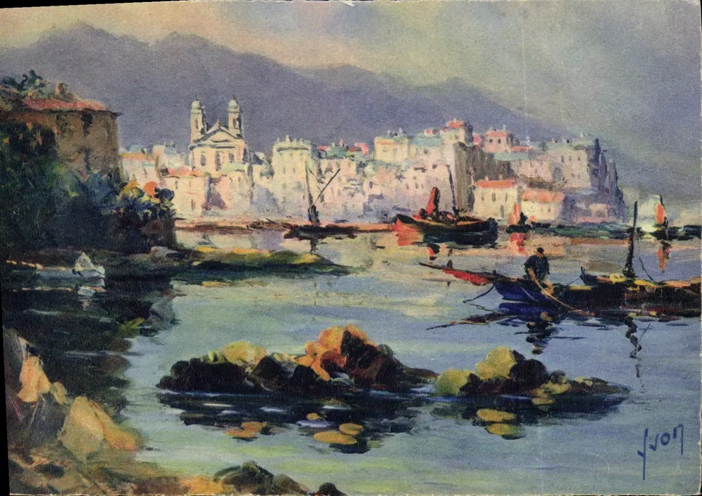 Bastia (Córsega) — O Velho Port — Les Éditions d'Art 'VWON' - Paris - Frente