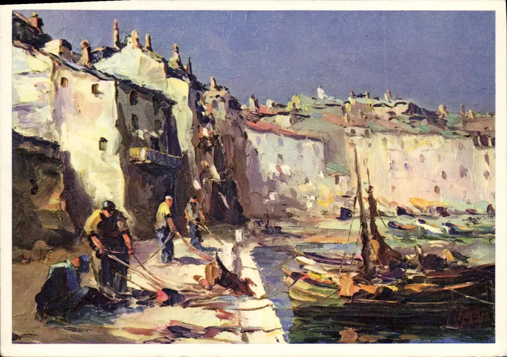 Bastia (Córsega) — O Velho Portos — Edições d'Art YVON, Paris - Frente