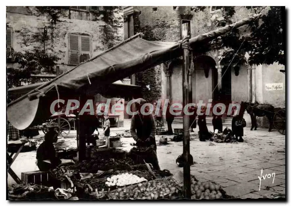 Bastia (Córsega) — O mercado — Les Éditions d'Armand Martel, rua Francesa 712 - Frente