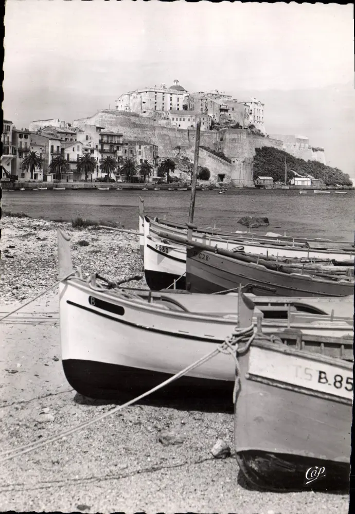 Calvi — Ansicht des Hafens und der Stadt — Real-Photo - Compagnie des Arts Photomécaniques - Vorderseite