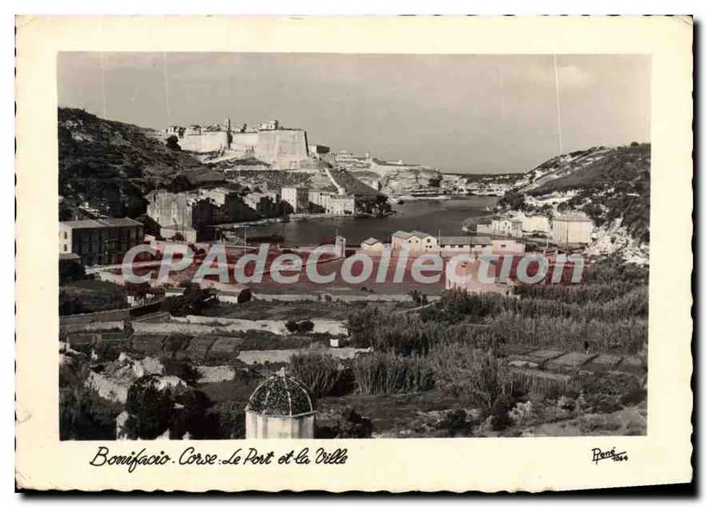 보니파초, 코르시카 — 항구와 도시 — Éditions RENÉ & RUE MARCHY PÉRIGUEUX - 앞면