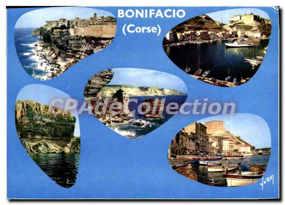 Bonifacio (Korsika) — Panoramablick — Yvon - Vorderseite
