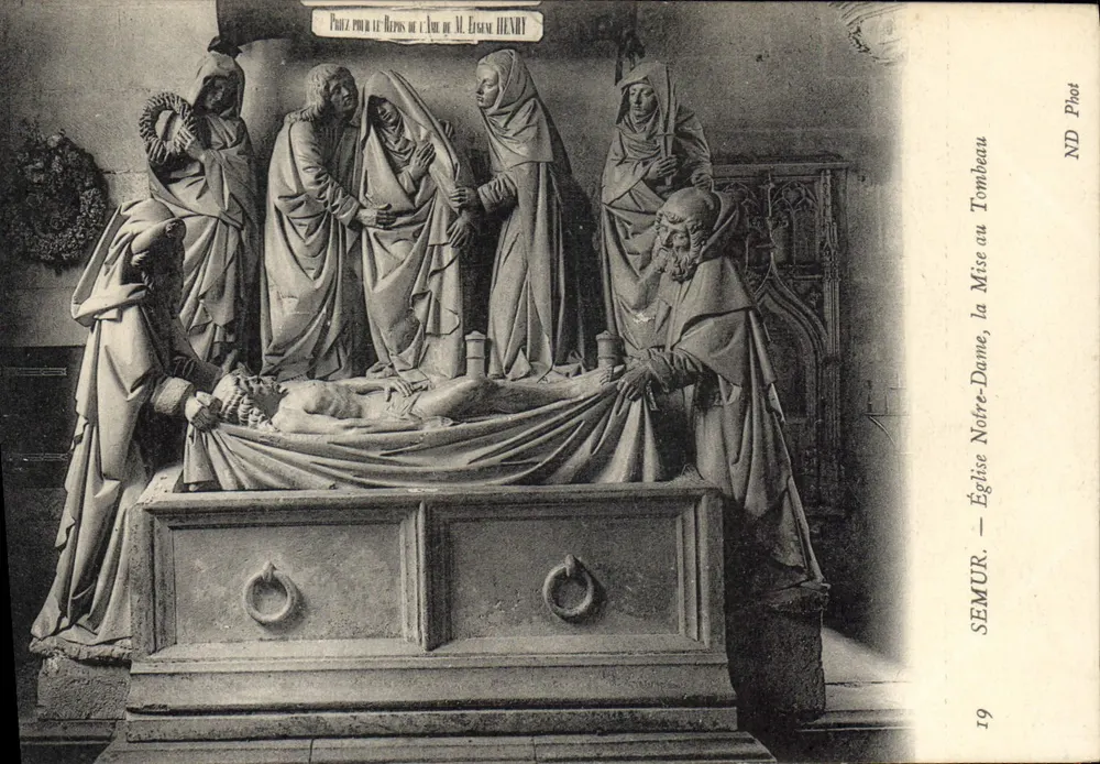 Semur-en-Auxois — Kirche Notre-Dame, Die Beisetzung — SEMUR Phot ND, Nr. 19 - Vorderseite