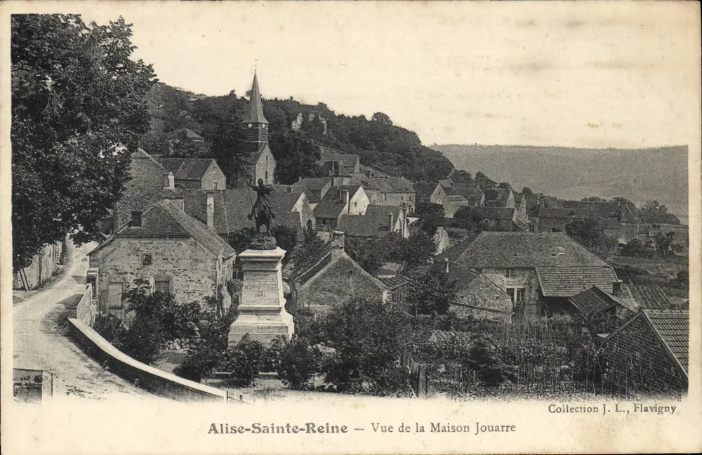 Alise-Sainte-Reine — Ansicht des Hauses Jouarre — Sammlung J. L., Flavigny - Vorderseite