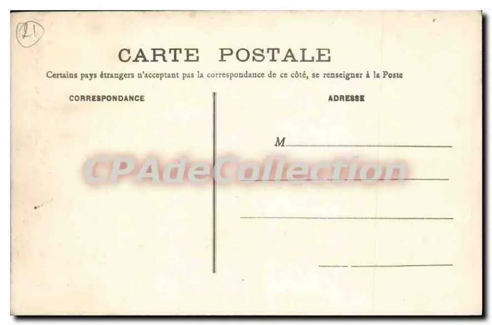 Alise-Sainte-Reine — Ansicht des Hauses Jouarre — Sammlung J. L., Flavigny - Rückseite