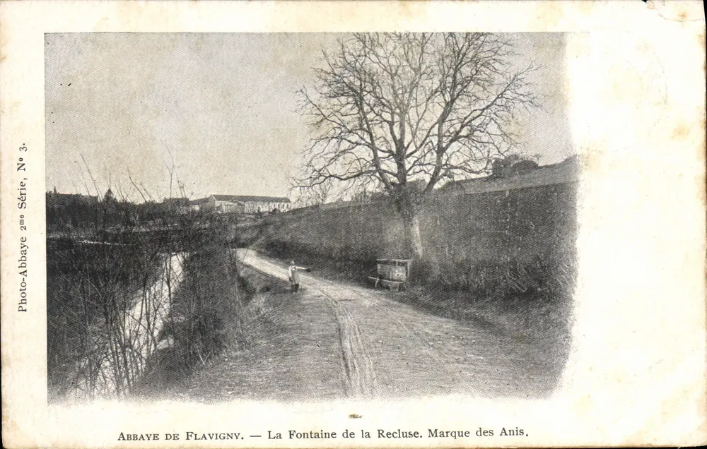 Abtei Flavigny — Fontaine de la Recluse — Marque des Anis, Serie 2ème, N°3 - Vorderseite