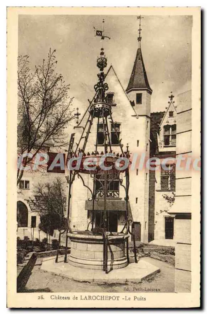 Castelo de LAROCHEPOT — O Poço — Ed. Petit-Loiscoau n°28 - Frente
