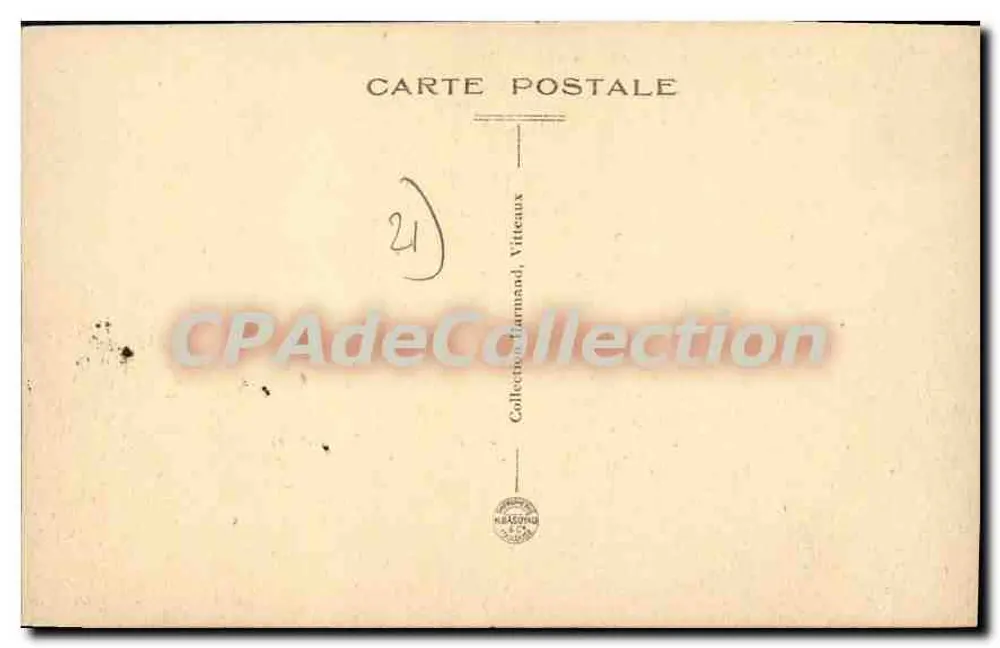 Environs de Vitteaux — Château de Posanges — Editora: Coleção Viteaux - Verso