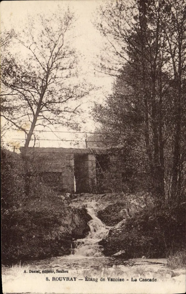 Rouvray — Lago de Vanoise — A Cachoeira — A. Duciel, editor, Saulieu - Frente