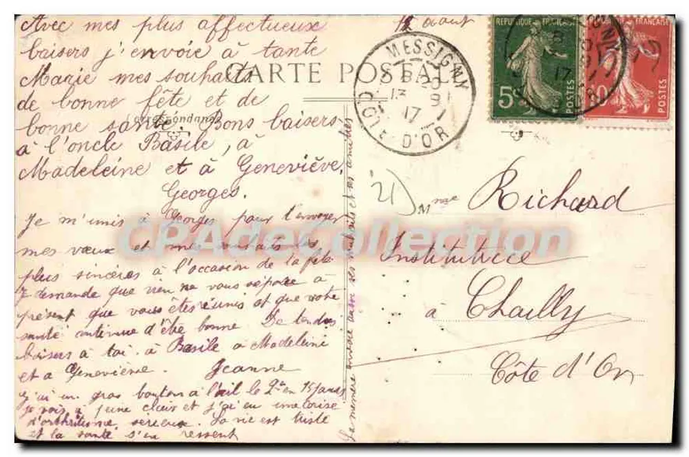 Missiony (Côte d'Or) — O monumento militar — L. Courte, s.c. - Verso