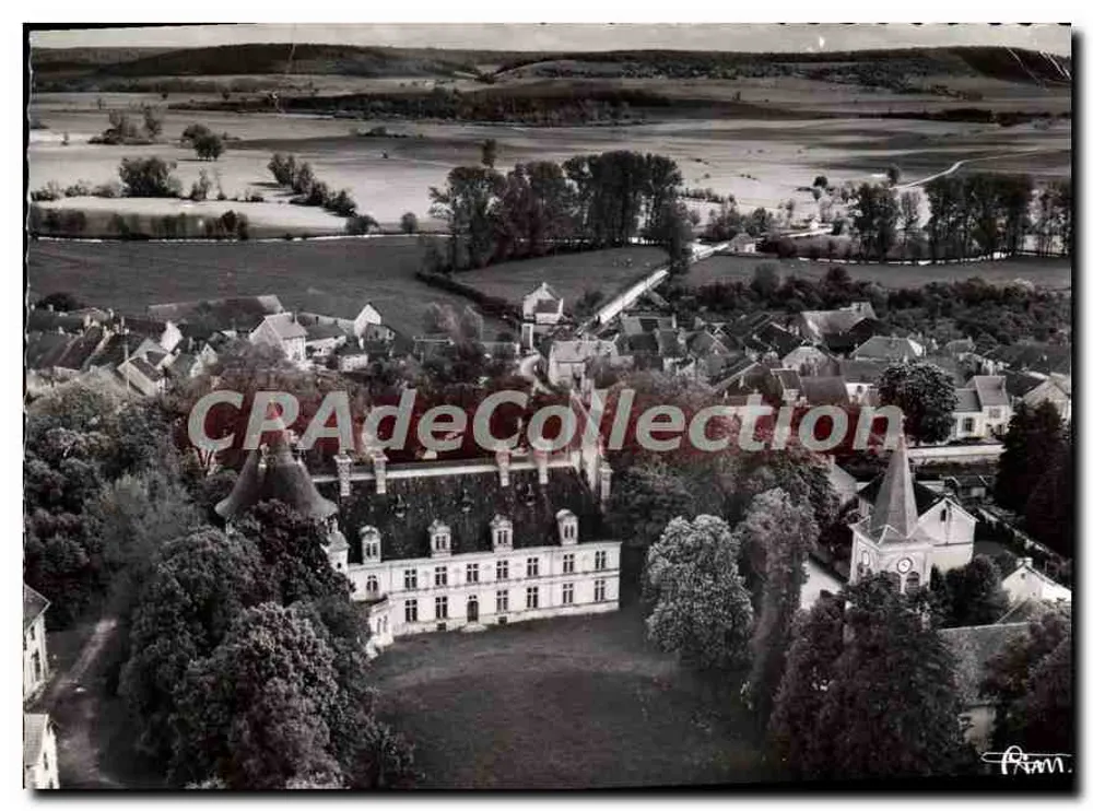 Montigny-sur-Aube — Luftbild des Schlosses — Aériennes CIM, Combier Editions - Vorderseite
