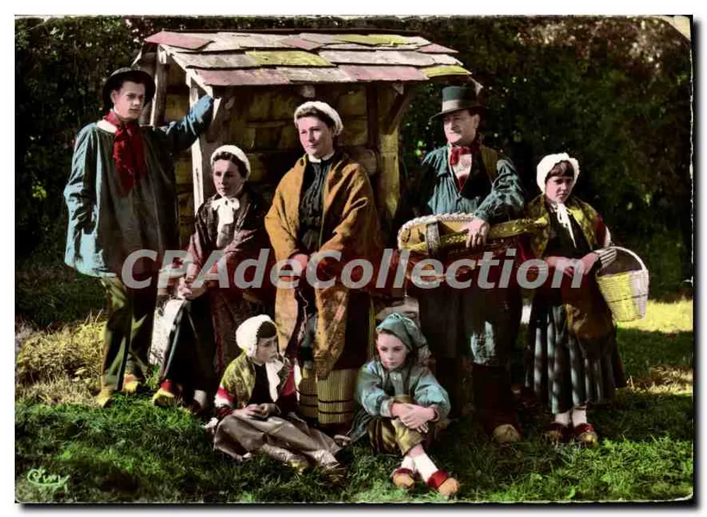 Cenas e trajes morvandais — Clamecy — Editor: Compiègne (S.-et-L.) - Frente