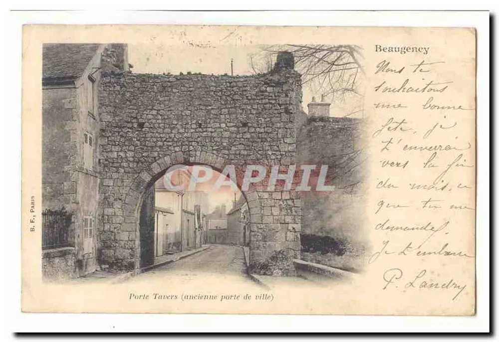 Porte Tavers (alte Stadttür) — Beaugency — B. E., Paris - Vorderseite