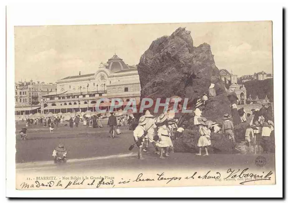 Biarritz - Nossos Bebês na Grande Praia — editor Pacani, n°11 - Frente
