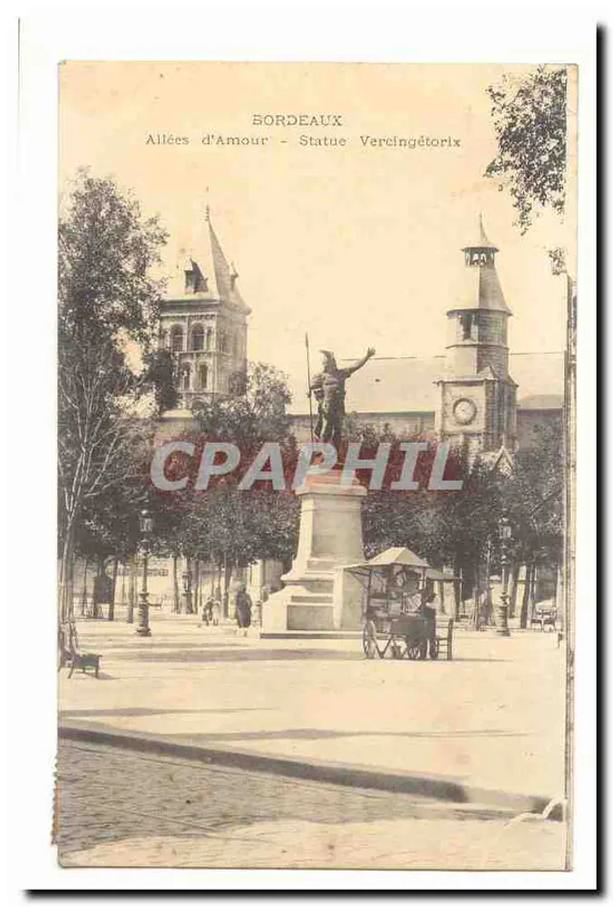 Bordeaux - Avenues d'Amour - Estátua de Vercingétorix - Frente