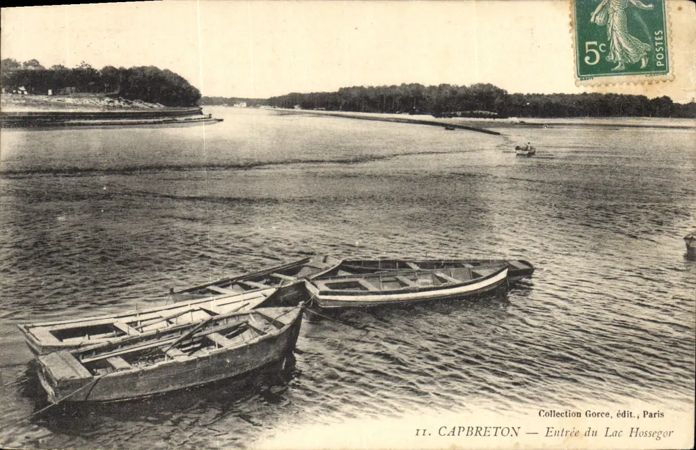 कैपब्रेटॉन — हॉसेगोर के झील के प्रवेश — गोर्स के संग्रह, प्रकाशित, पेरिस - आगे