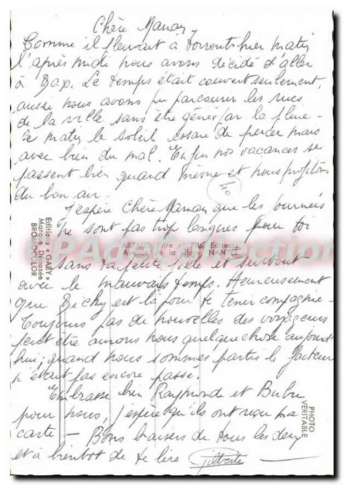 डैक्स - अरेन्स, बुलेवार्ड, गर्म पानी के स्रोत, अदूर पर पैनोरामा - एडिशन गैबी, संख्या 10 - पीछे