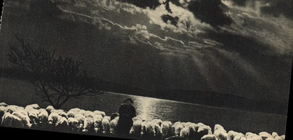 In Guyenne-Gascogne — Ein Abend am Ufer der Seen — Pavages d'Art E. VITRY - Castette-des-Landes - Vorderseite