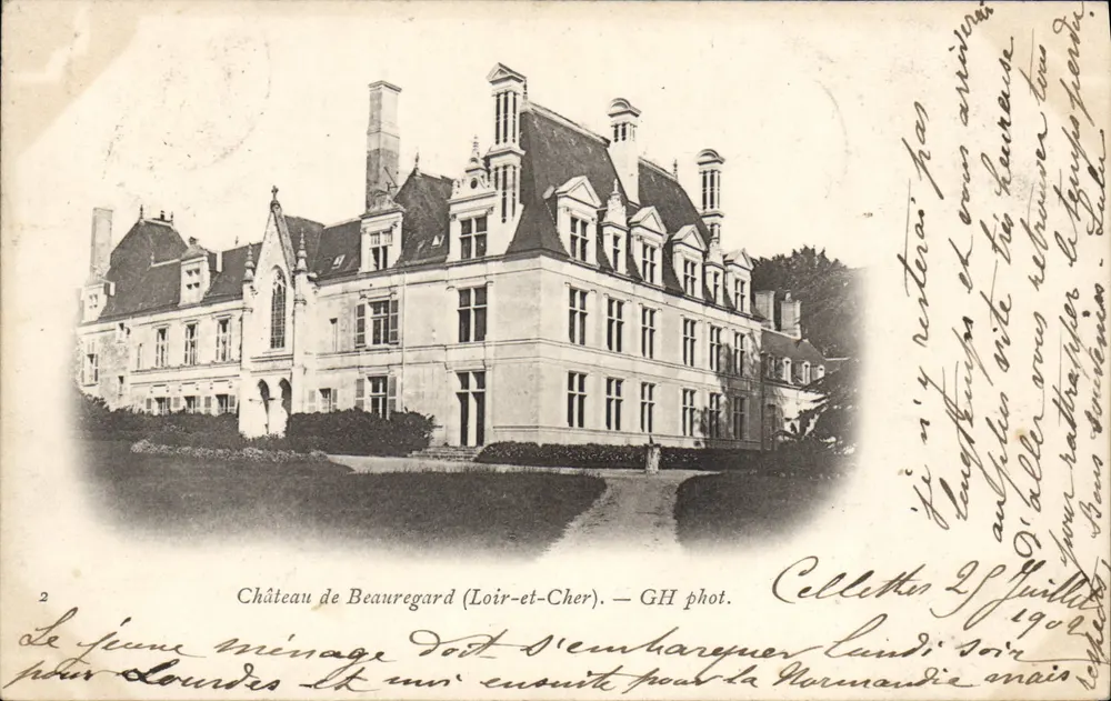 Castelo de Beauregard (Loir-et-Cher) — GH fot. — n°2 - Frente