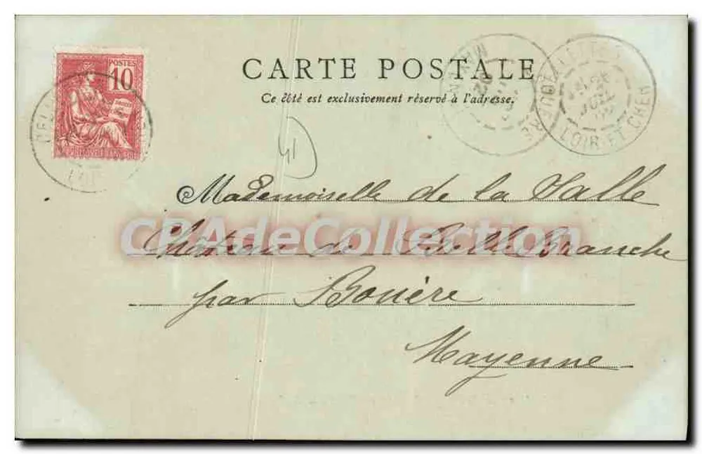 Castelo de Beauregard (Loir-et-Cher) — GH fot. — 1902 - Verso