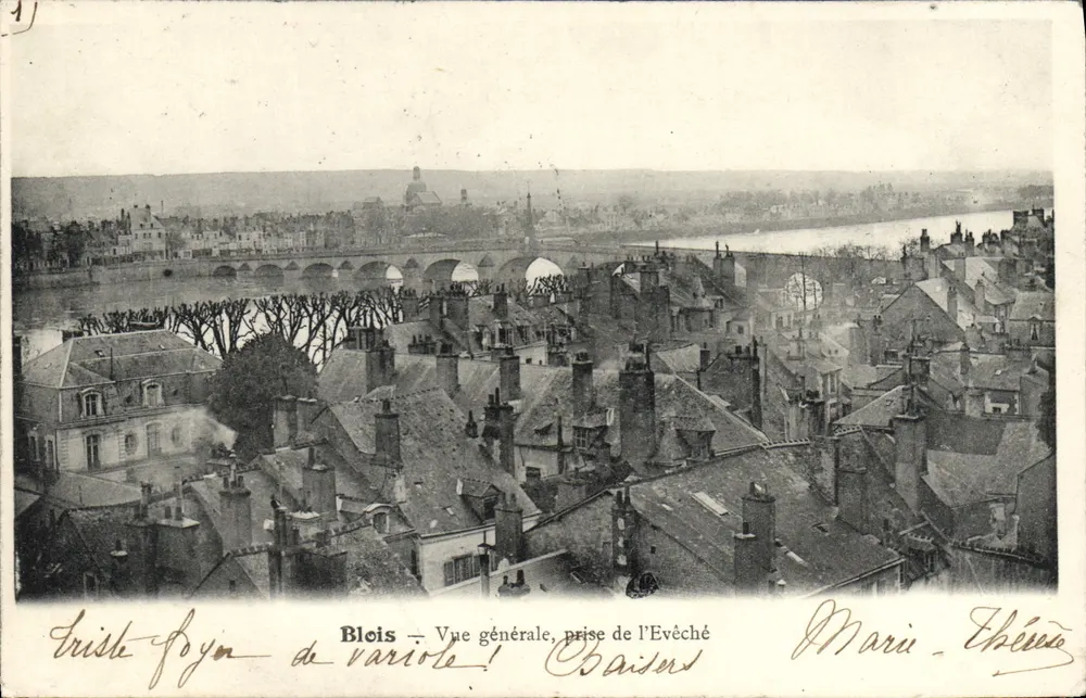 Blois — Allgemeiner Blick, vom Bischofssitz aus — Marius Théret - Vorderseite