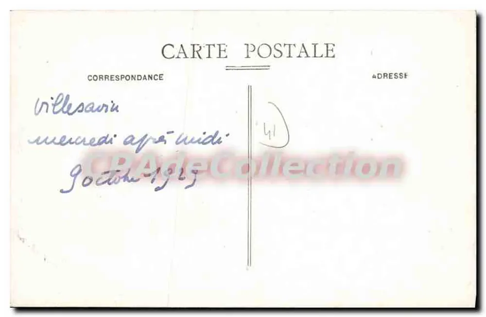 Castelo de VILLESAVIN (Renascimento) — Fachada meridional — CPAdeCollection - Verso