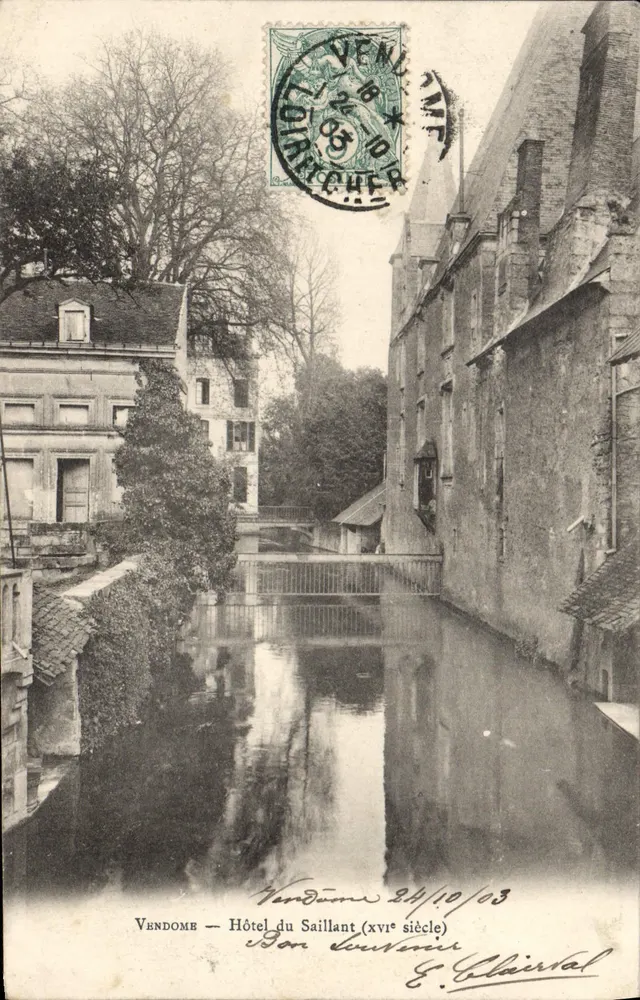 Vendôme — Hotel du Saillant (século XVI) — G. Clairval - Frente