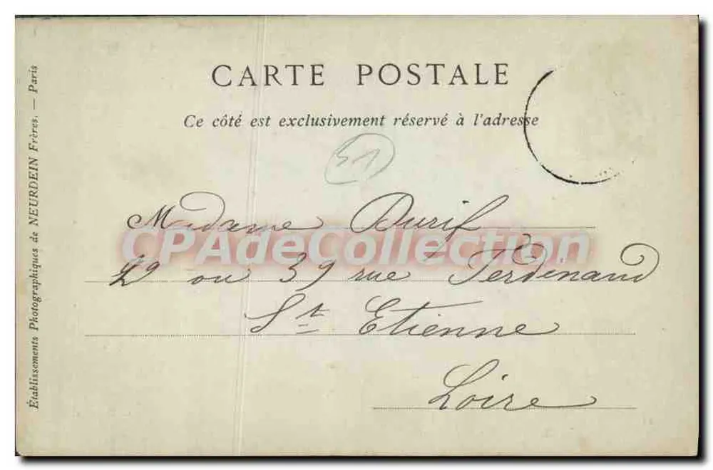 Blois — Il Palazzo di Giustizia — G. H. Phot - Verso