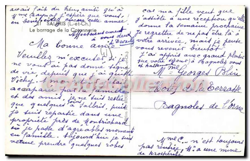 कॉरोनरी के बांध — वेयूइल्स — एडिटर अदृश्य - पीछे