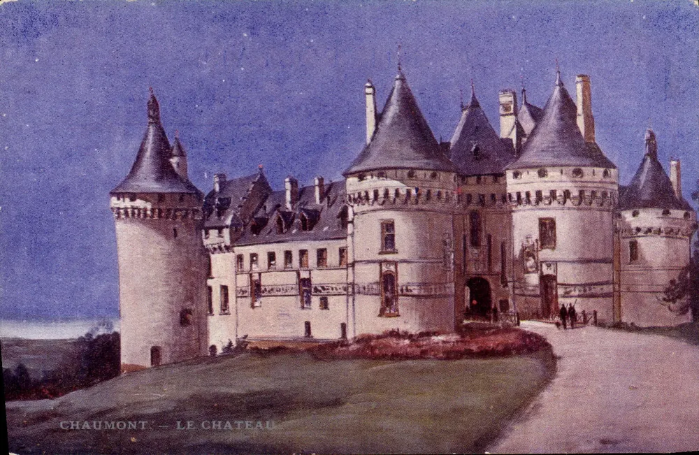 Chaumont — O Castelo — Editor: Maison Déroché, Série IV, N°5 - Frente