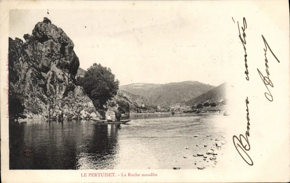 Der Pertuiset - Der Verfluchte Felsen — Edition Nouvelles Galeries, St Étienne - Vorderseite
