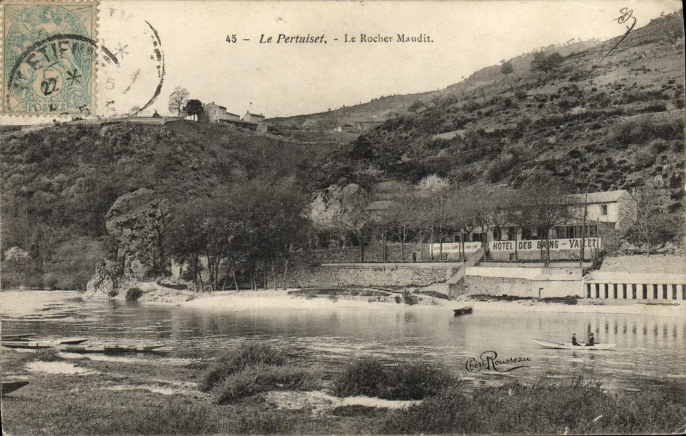 Le Pertuiset - Der verfluchte Felsen — Céré Rousseau, Nr. 45 - Vorderseite