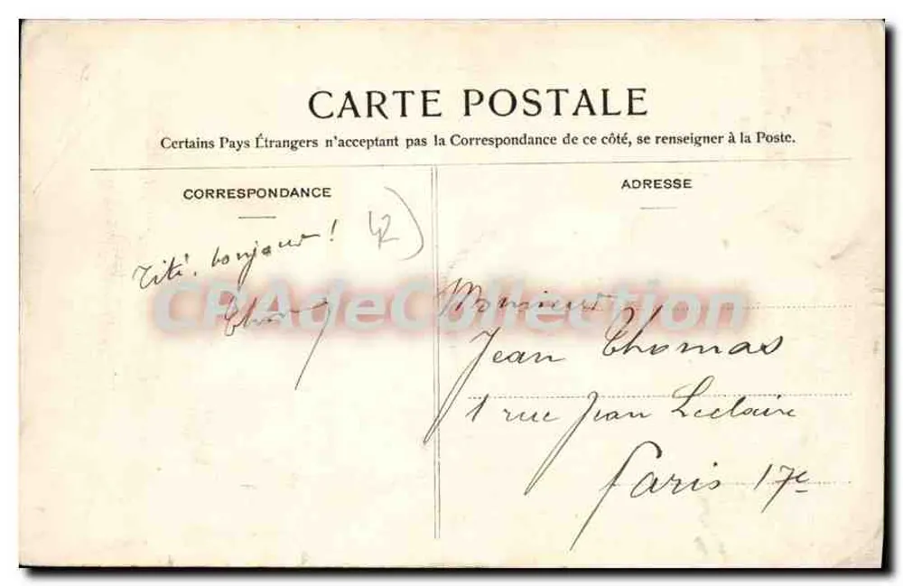 Le Pertuiset - Der verfluchte Felsen — Céré Rousseau, Nr. 45 - Rückseite