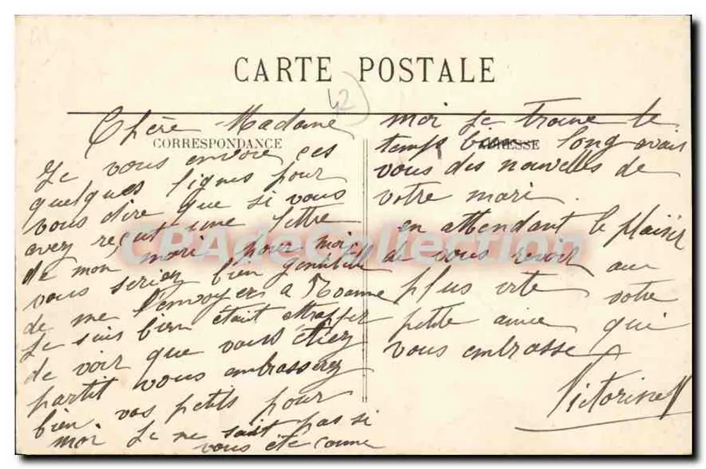 Roanne — Alters- und Invalidenasyl — Edition G. R. - Rückseite