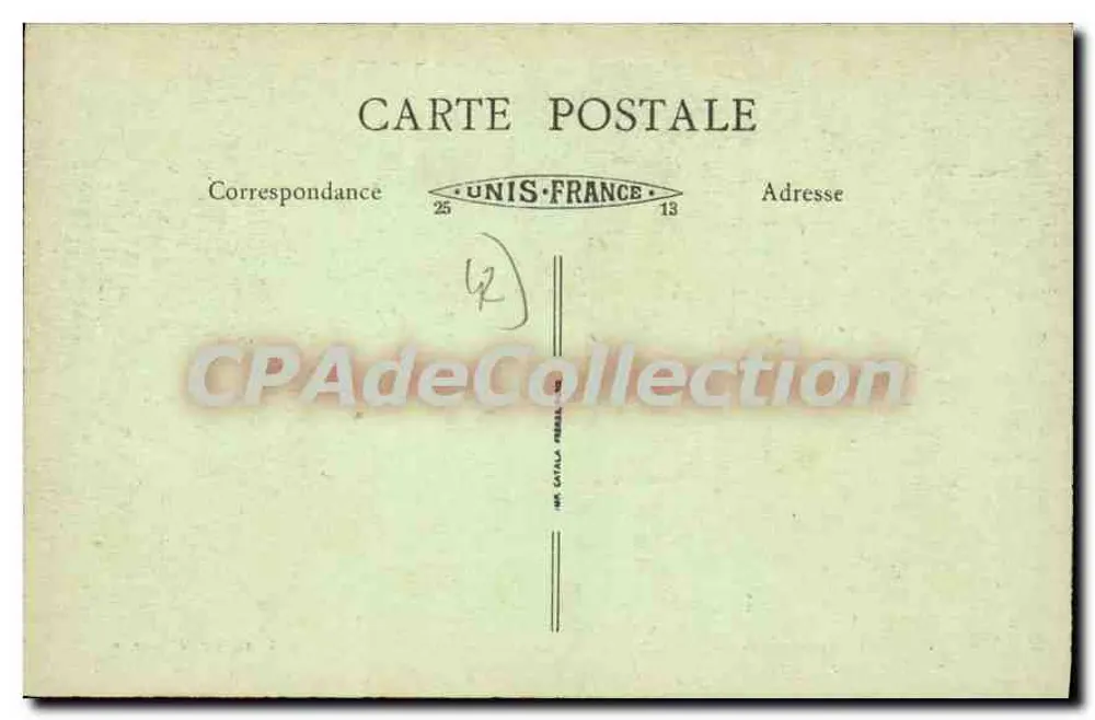 Feurs (Loire) - Pont Palais — L. Golzio, editor, n°81 - Verso