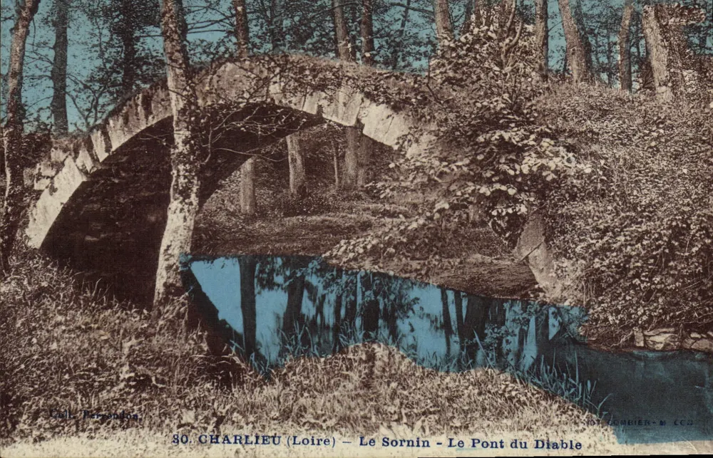 Charlieu (Loire) — Le Sornin — Der Teufelsbrücke - Vorderseite